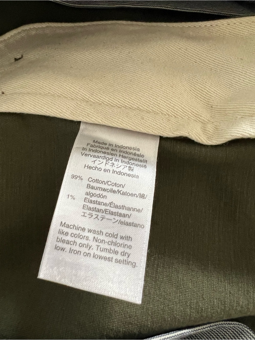 J. Crew Men's Olive Green Stretch Chino Pants 38. New with tags - Picture 10 of 13